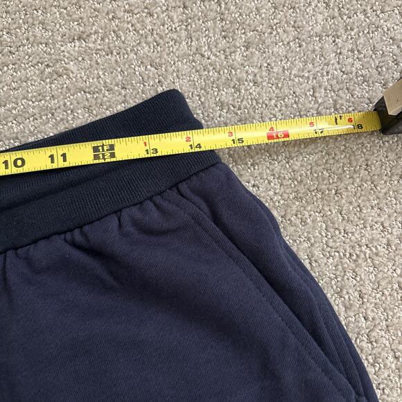 NWT Thom Browne Blue Stripe Logo Sweat Shorts Jogger Men's Sz 2 Made In Japan - Picture 8 of 11